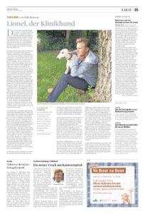 Kolumne Felix Bertram Aargauer Zeitung: Lionel der Klinikhund